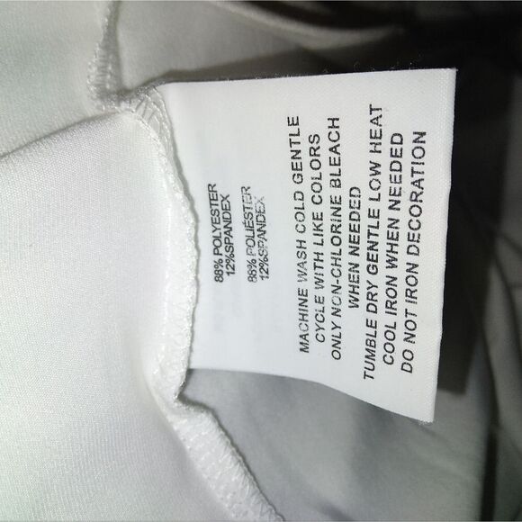 Hang Ten XXL White Ling Sleeve Tee UPF 50+ - Picture 6 of 7